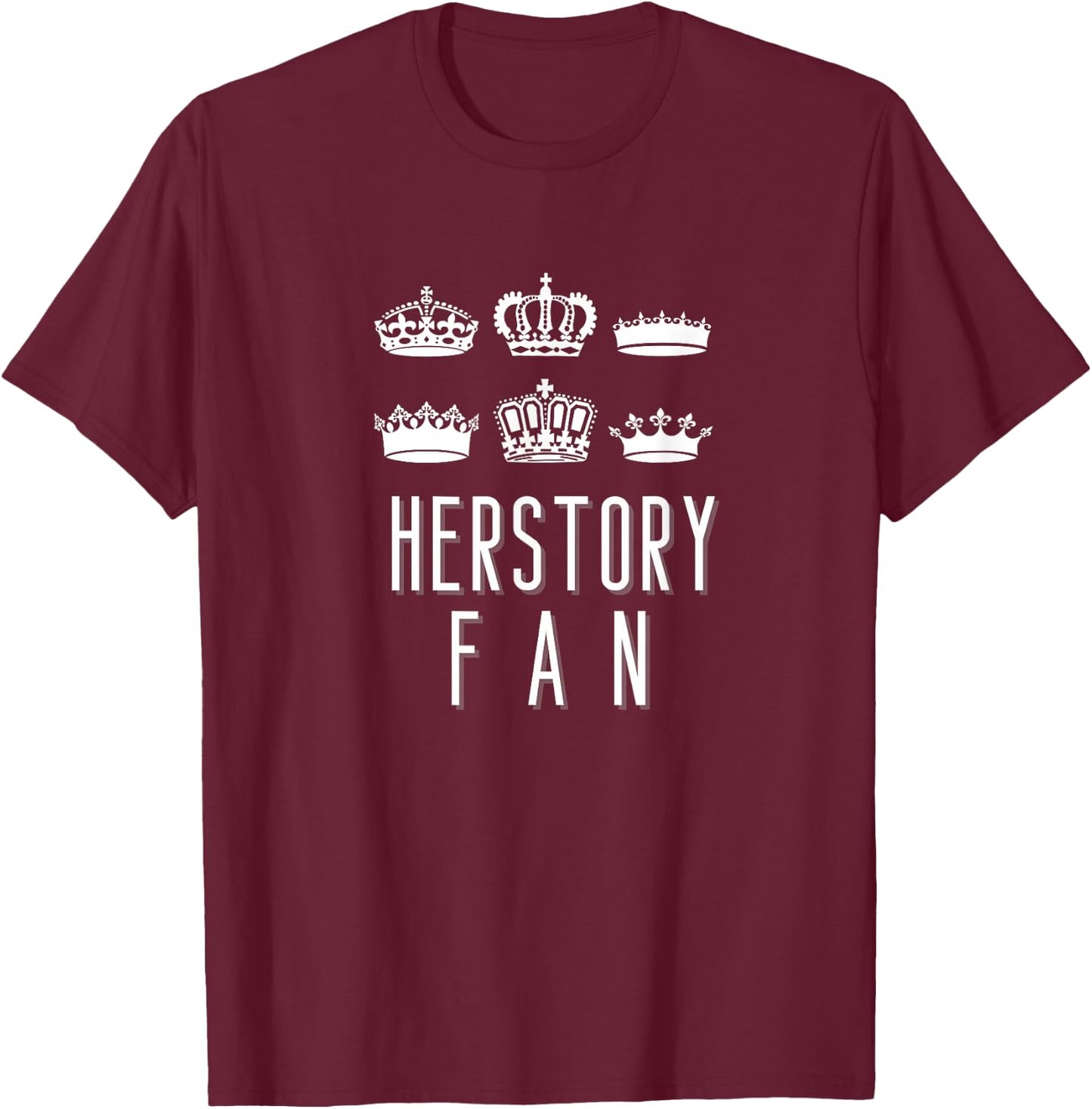 Her-Story Six Musical Theatre Theater Musicals T-Shirt - T-Shirt | Maroon