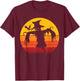 Vintage Scarecrow Shirt Halloween Costume Retro Scarecrow T-Shirt - T-Shirt | Maroon