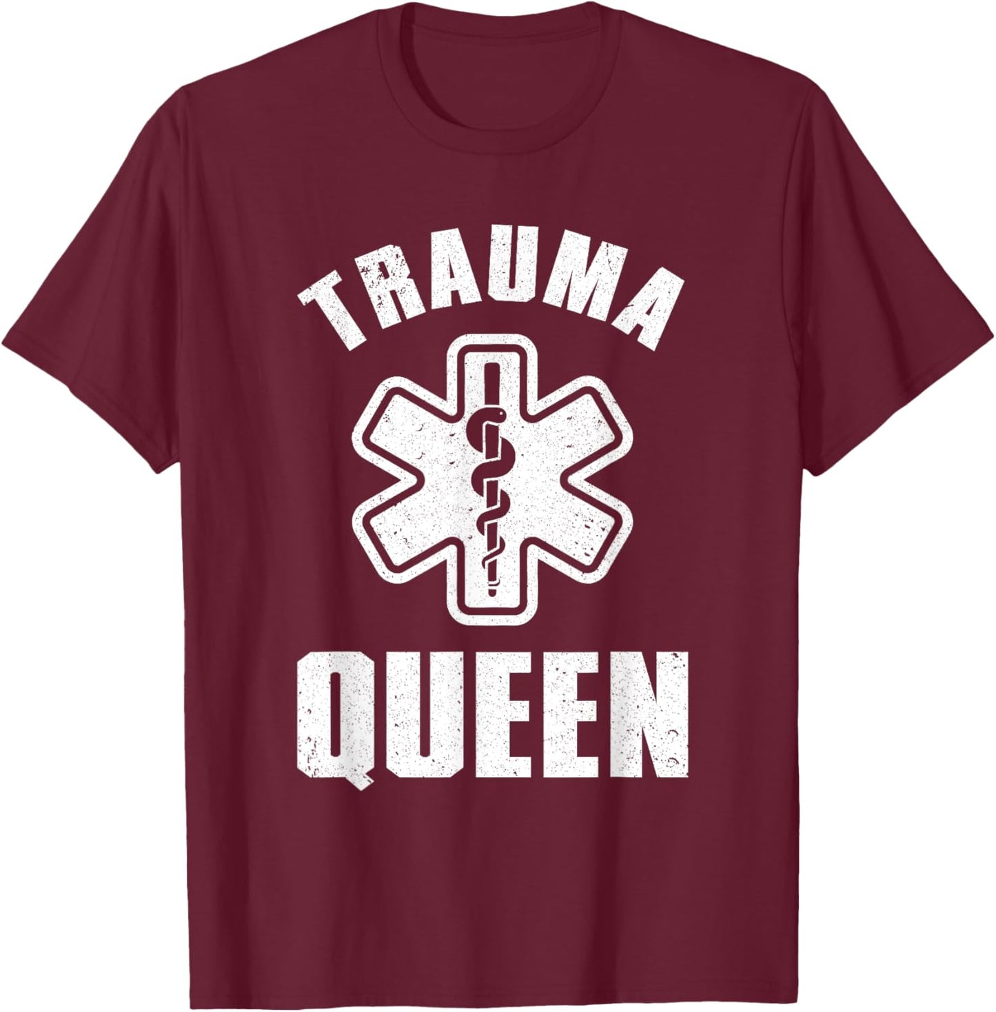Funny Paramedic Design Girls EMT Trauma Paramedic T-Shirt - T-Shirt | Maroon
