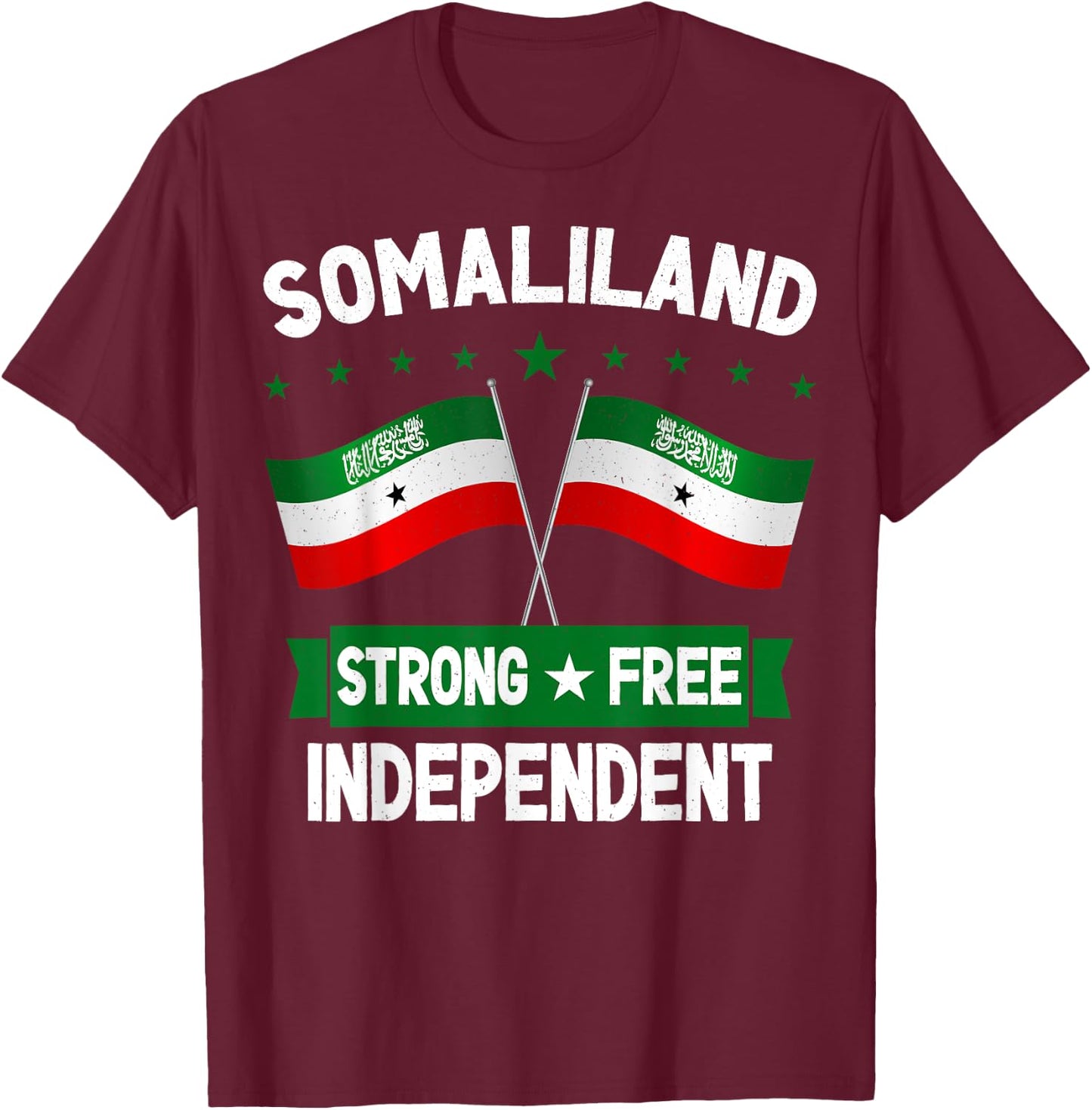 Somaliland T-Shirt - T-Shirt | Maroon