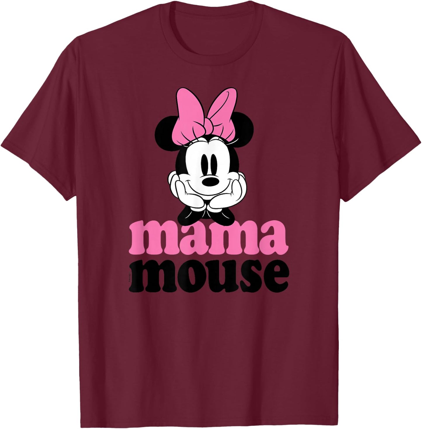 Minnie Mouse - Mama Mouse T-Shirt - T-Shirt | Maroon