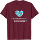 I Wear Teal For Selective Mutism Awareness T-Shirt - T-Shirt | Maroon