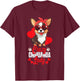 Chihuahua Chihuahueño Crazy Chihuahua Lady T-Shirt - T-Shirt | Maroon