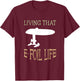 Foil Living That Efoil Electric Hydrofoil Surfboard Foiling T-Shirt - T-Shirt | Maroon