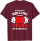 Couples Married 30 Years - Funny 30th Wedding Anniversary T-Shirt - T-Shirt | Maroon