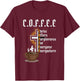 Coffee Christ Offers Forgiveness for Everyone Everywhere T-Shirt - T-Shirt | Maroon