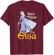 Frozen - She's Anna I'm Elsa T-Shirt - T-Shirt | Maroon