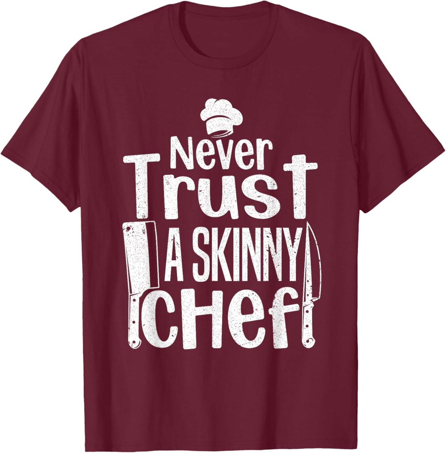 Funny Chef Design Women Culinary Chef Cook Cooking T-Shirt - T-Shirt | Maroon