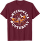 Antisocial Butterfly Partying In The Shadows Apparel T-Shirt - T-Shirt | Maroon