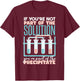 Funny Chemistry Pun T-Shirt - T-Shirt | Maroon