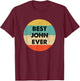 John Name T-Shirt - T-Shirt | Maroon