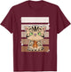 American Shorthair Anime Bear Toy T-Shirt - T-Shirt | Maroon