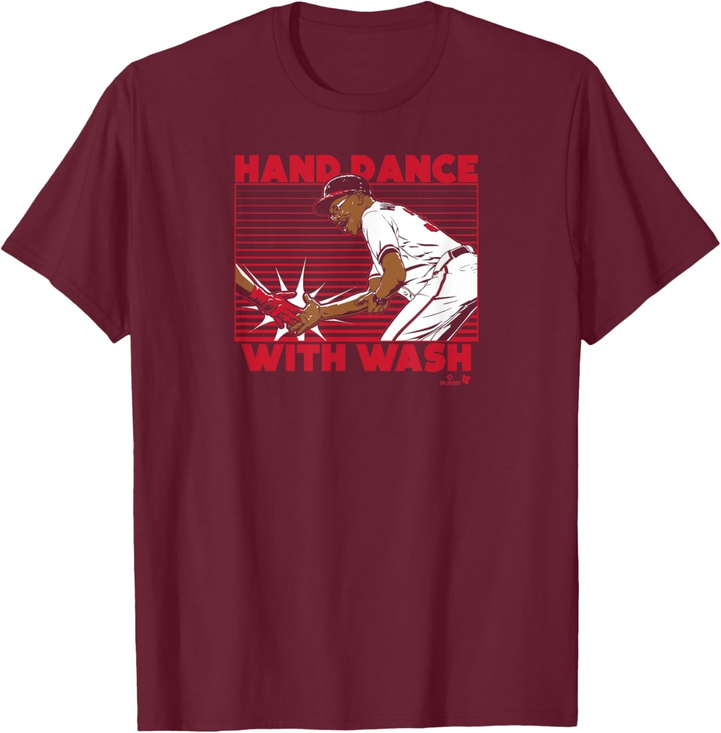 Ron Washington - Hand Dance - Atlanta Baseball T-Shirt - T-Shirt | Maroon