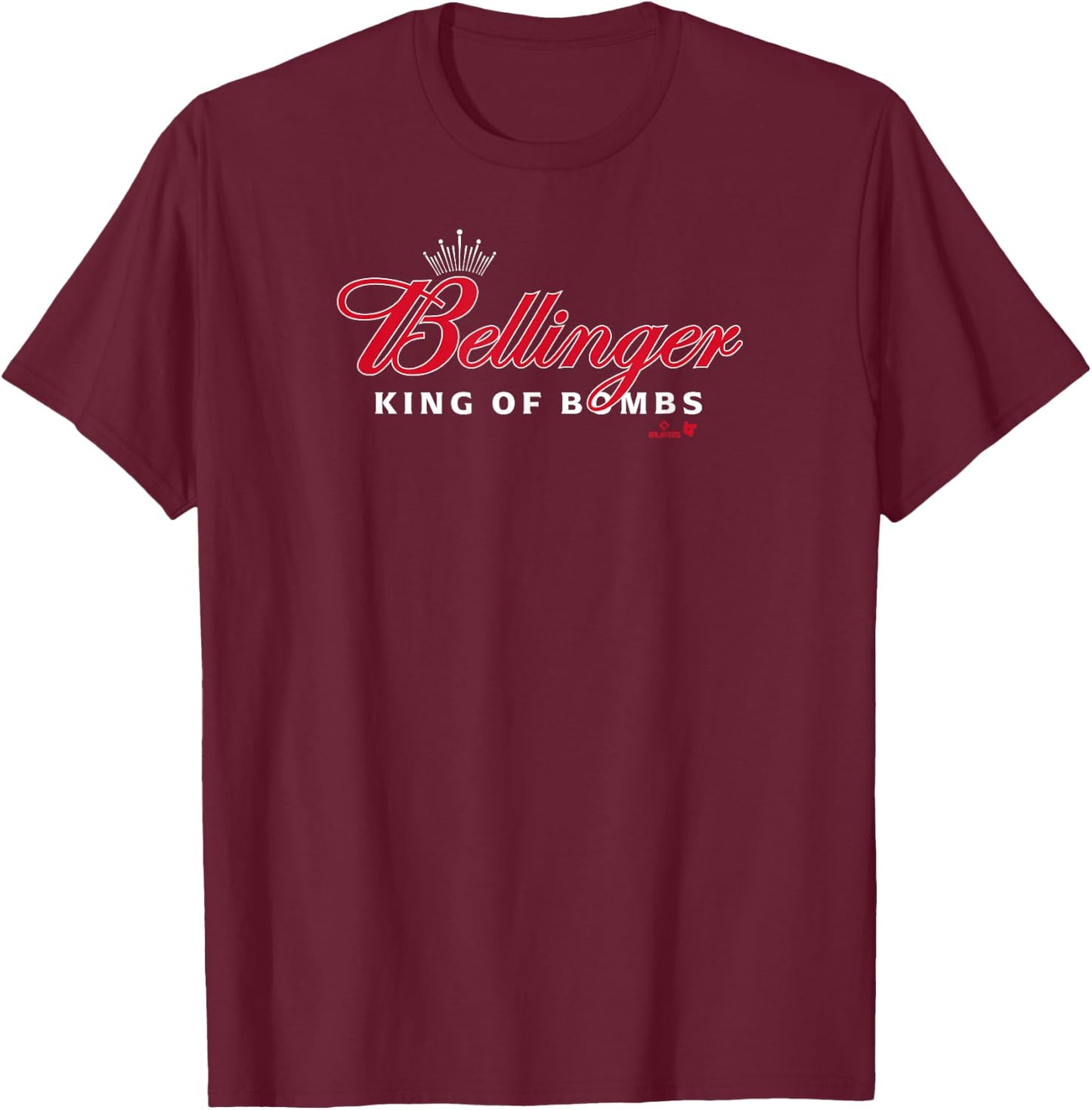 Cody Bellinger: King of Bombs - Chicago Baseball T-Shirt - T-Shirt | Maroon