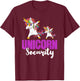 Costume Funny Unicorn Security Dad Men T-Shirt - T-Shirt | Maroon