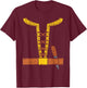 Viking Costume Easy Lazy Dane North Halloween Boys Men T-Shirt - T-Shirt | Maroon