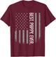 Best Pappy Ever US American Flag Shirt Gift Father's Day Men T-Shirt - T-Shirt | Maroon