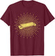 Vintage Harmonica Player Harmonicist French Harp Player T-Shirt - T-Shirt | Maroon