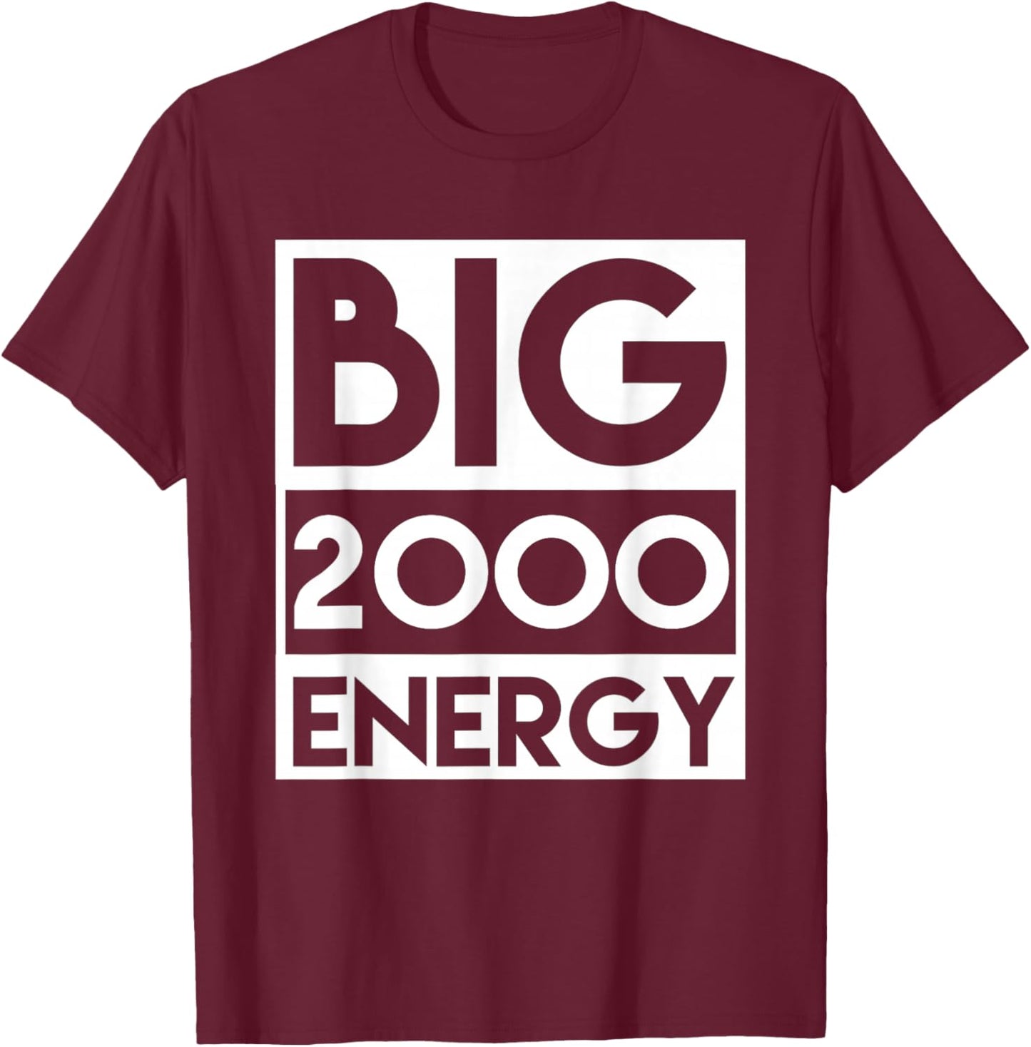 Born In 2000 Birthday Shirt 25 Year Old 23rd Birthday Energy T-Shirt - T-Shirt | Maroon