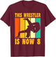 Happy 8 Birthday 8 Year Old Vintage Wrestling 8 Birthday T-Shirt - T-Shirt | Maroon