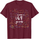 First Day Of School 8th Grade Square Root Of 64 Math Teacher Women Kids T-Shirt - T-Shirt | Maroon
