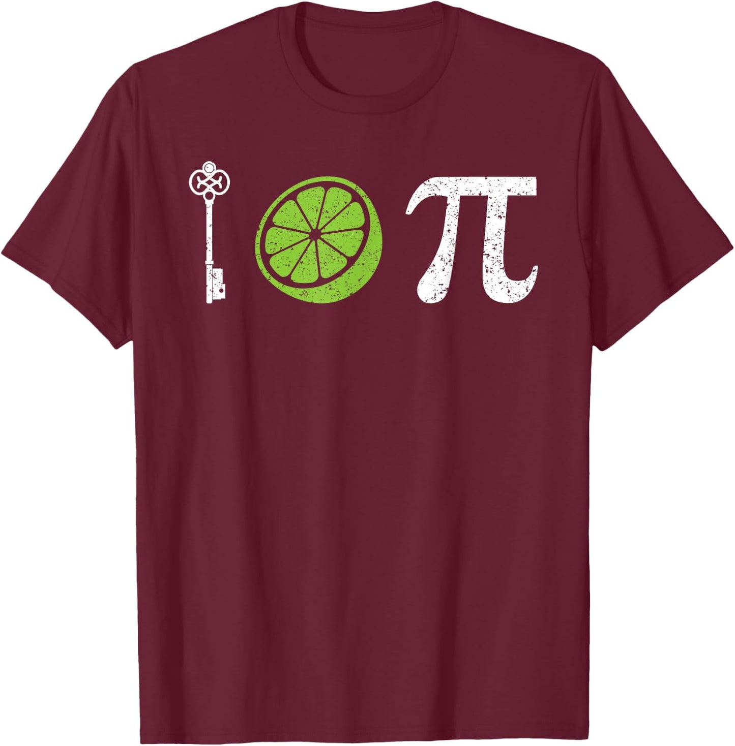 Key Lime Pie Florida Dessert Key Lime Pie Baker T-Shirt - T-Shirt | Maroon