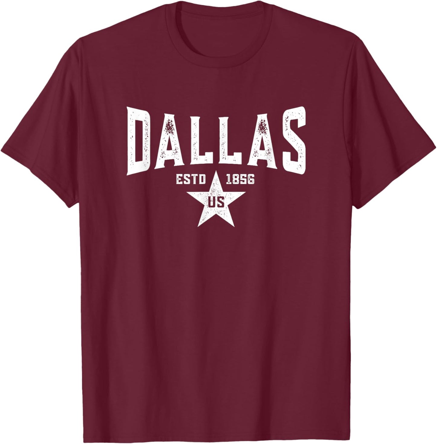Dallas T-Shirt - T-Shirt | Maroon
