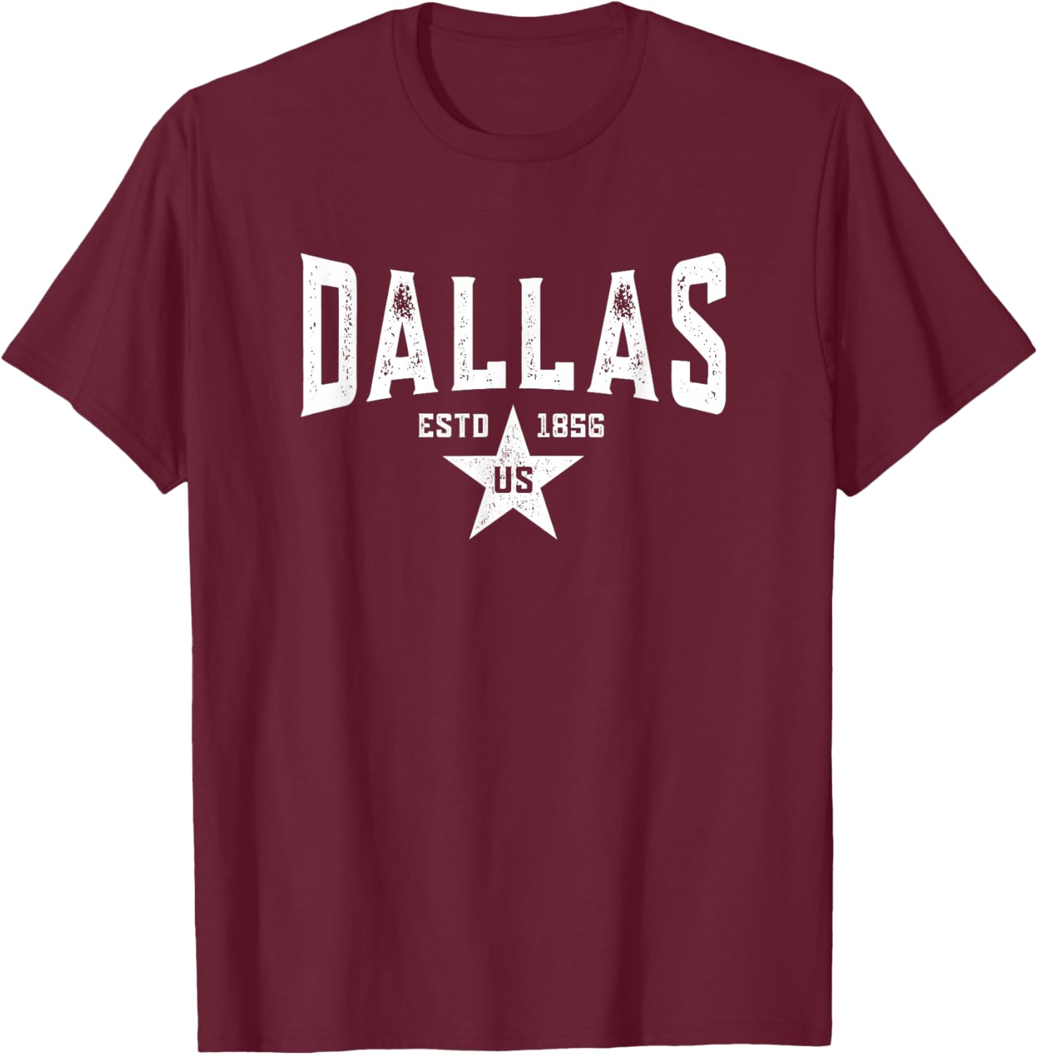 Dallas T-Shirt - T-Shirt | Maroon