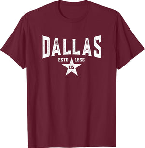 Dallas T-Shirt - T-Shirt | Maroon