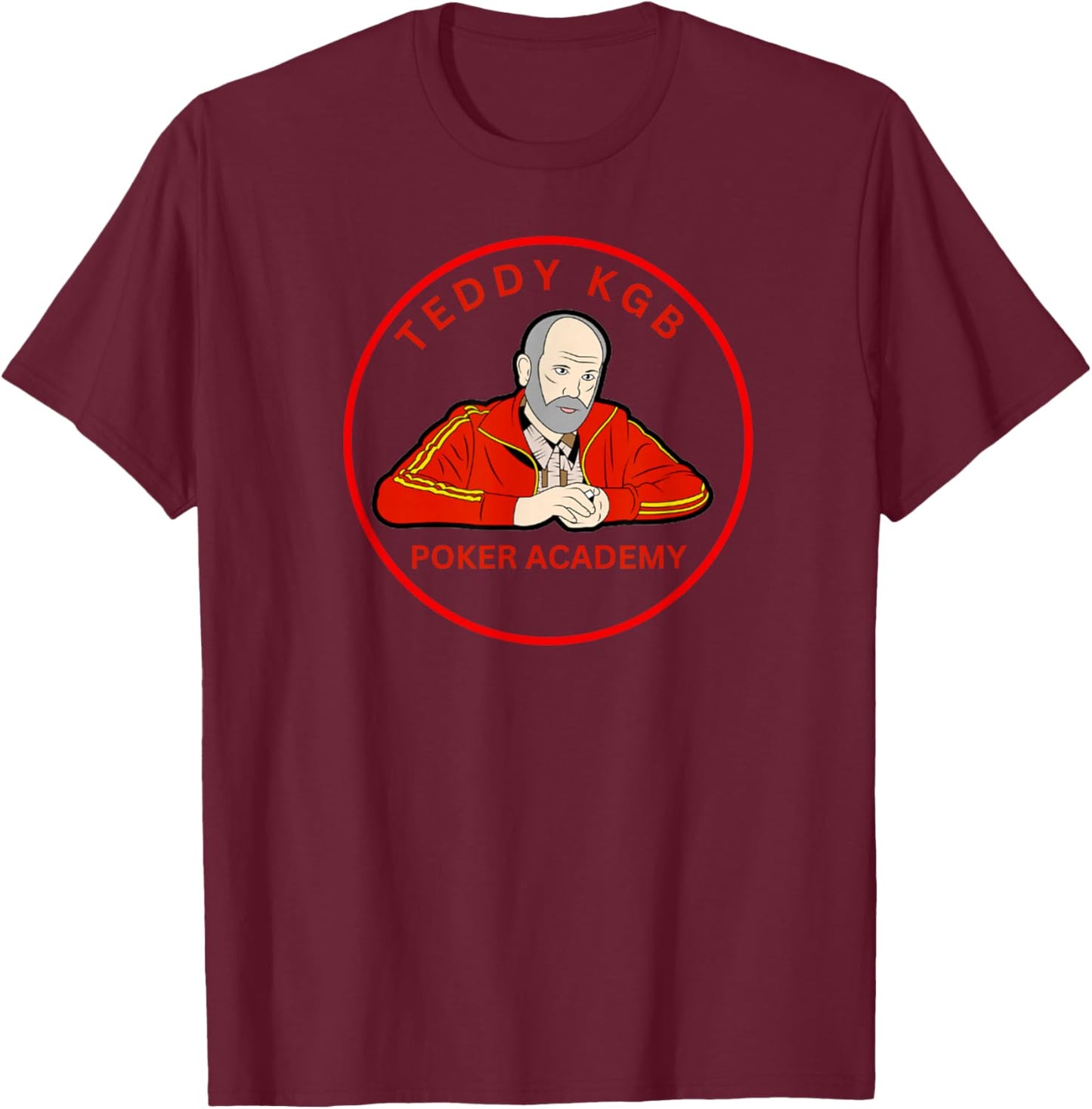 Rounders Movie, Classic Cinema, Poker T-Shirt - T-Shirt | Maroon