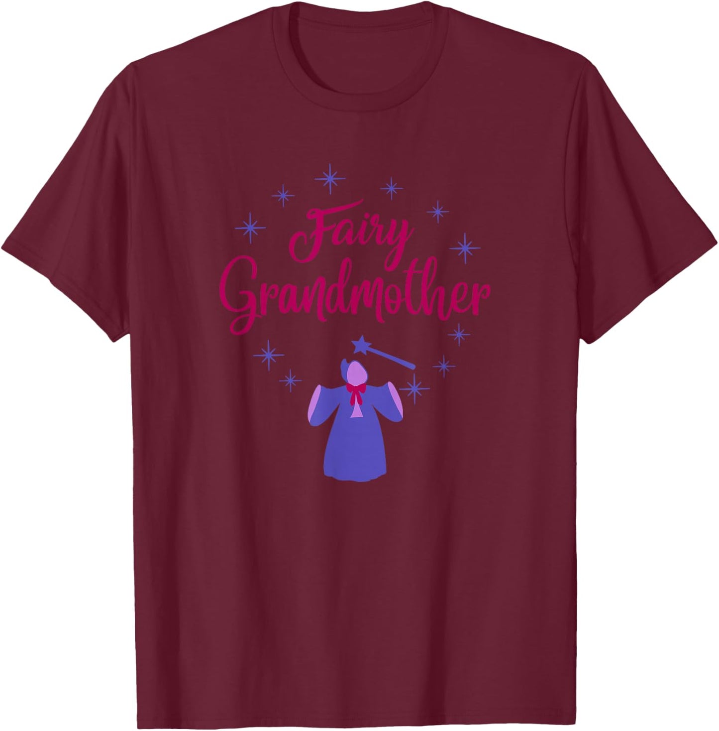 Fairy Grandmother The Best Gift Fairy Tale Legend Fans T-Shirt - T-Shirt | Maroon