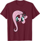 Kids My Little Pony: Friendship is Magic Fluttershy Big Face T-Shirt - T-Shirt | Maroon