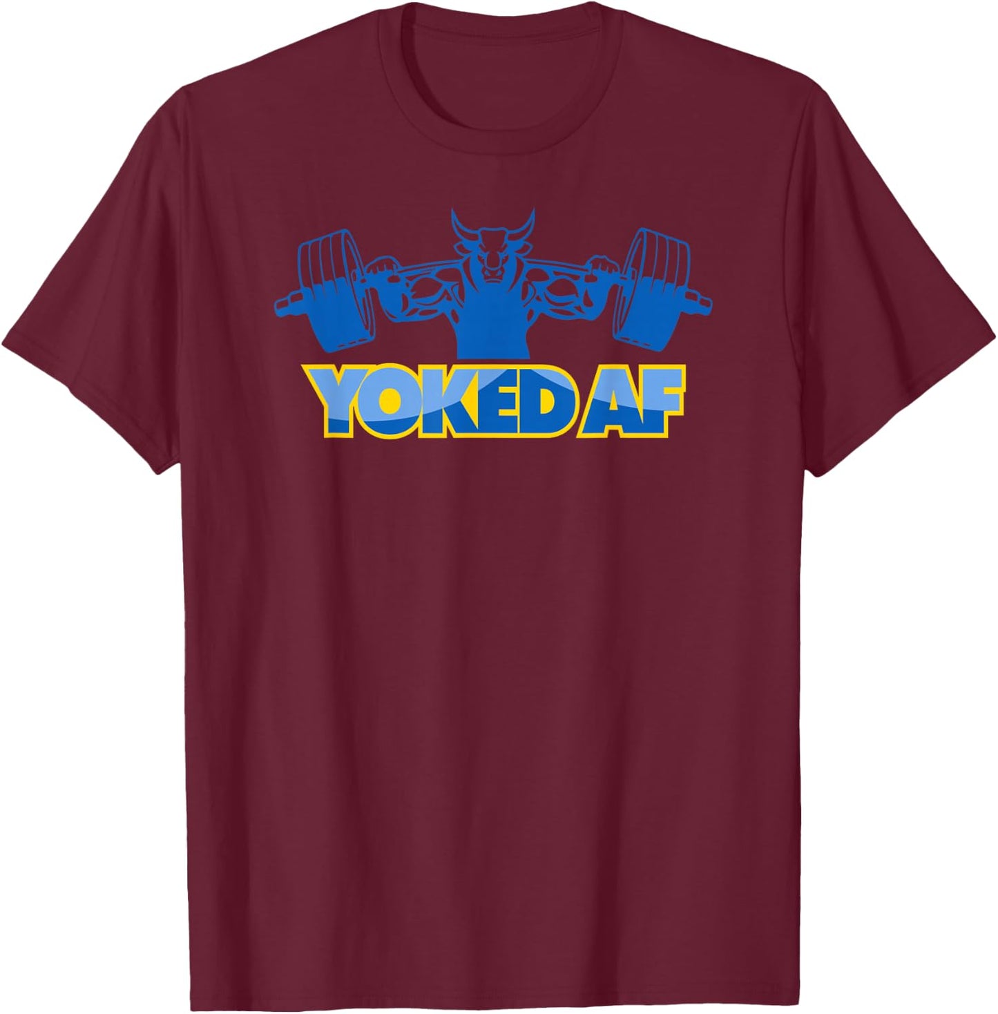 OG Yoked AF T-Shirt - T-Shirt | Maroon