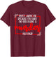 Don't Judge Me Because I'm Quiet No One Plans A Murder T-Shirt - T-Shirt | Maroon