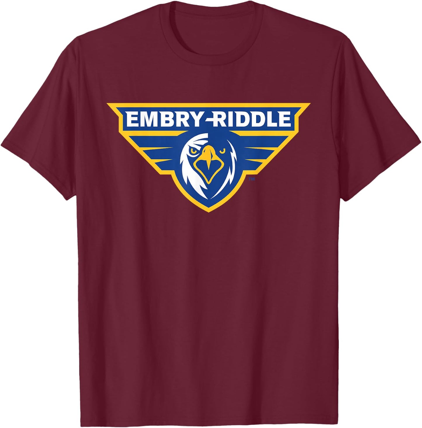 Embry Riddle University Eagles | Official NCAA | NCAFEMB001 T-Shirt - T-Shirt | Maroon