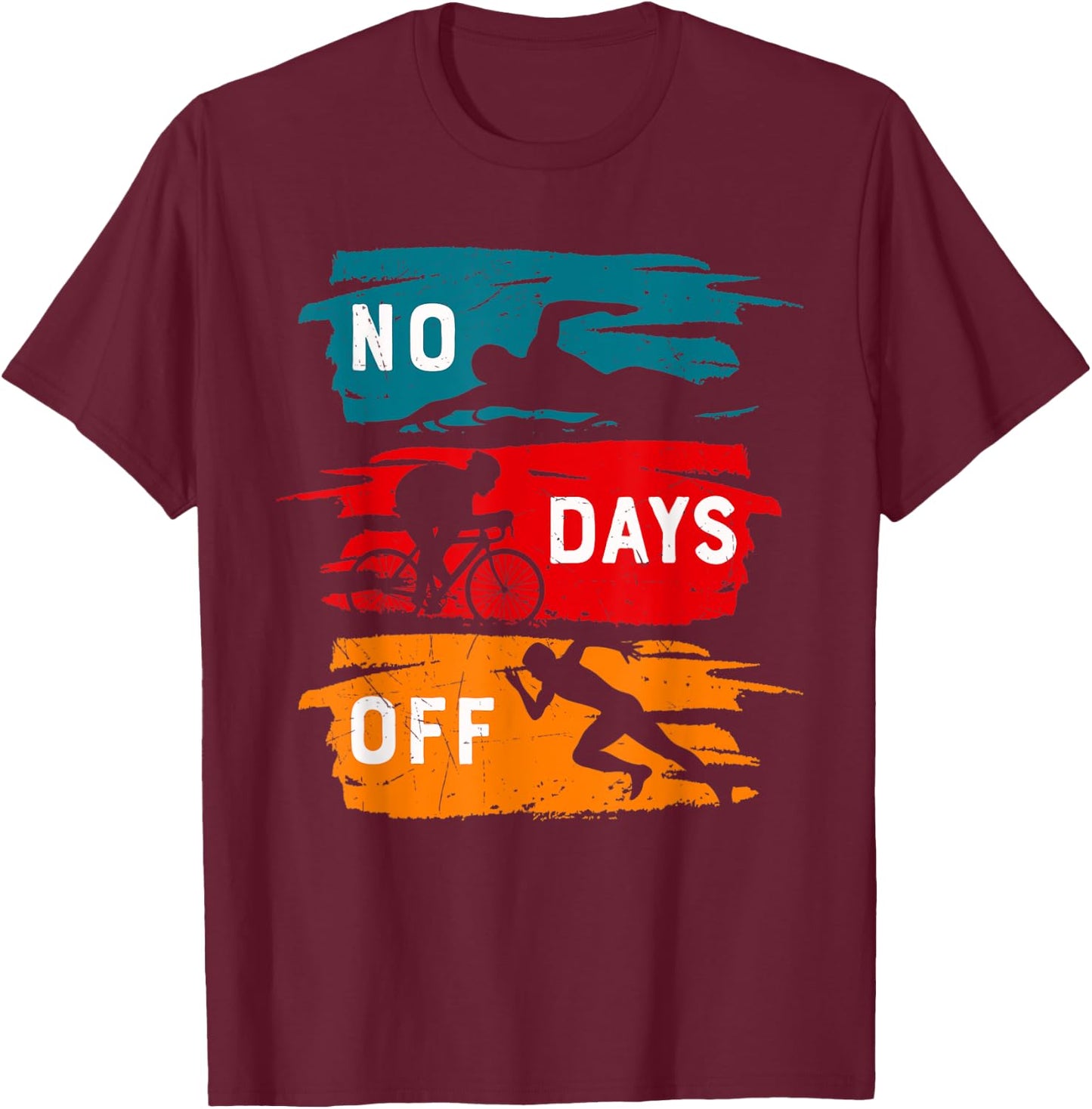 Positive Motivational Sports Quote Swimming Inspiration T-Shirt - T-Shirt | Maroon