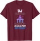 Dj Mama Like a Regular Mom but Cooler T-Shirt - T-Shirt | Maroon