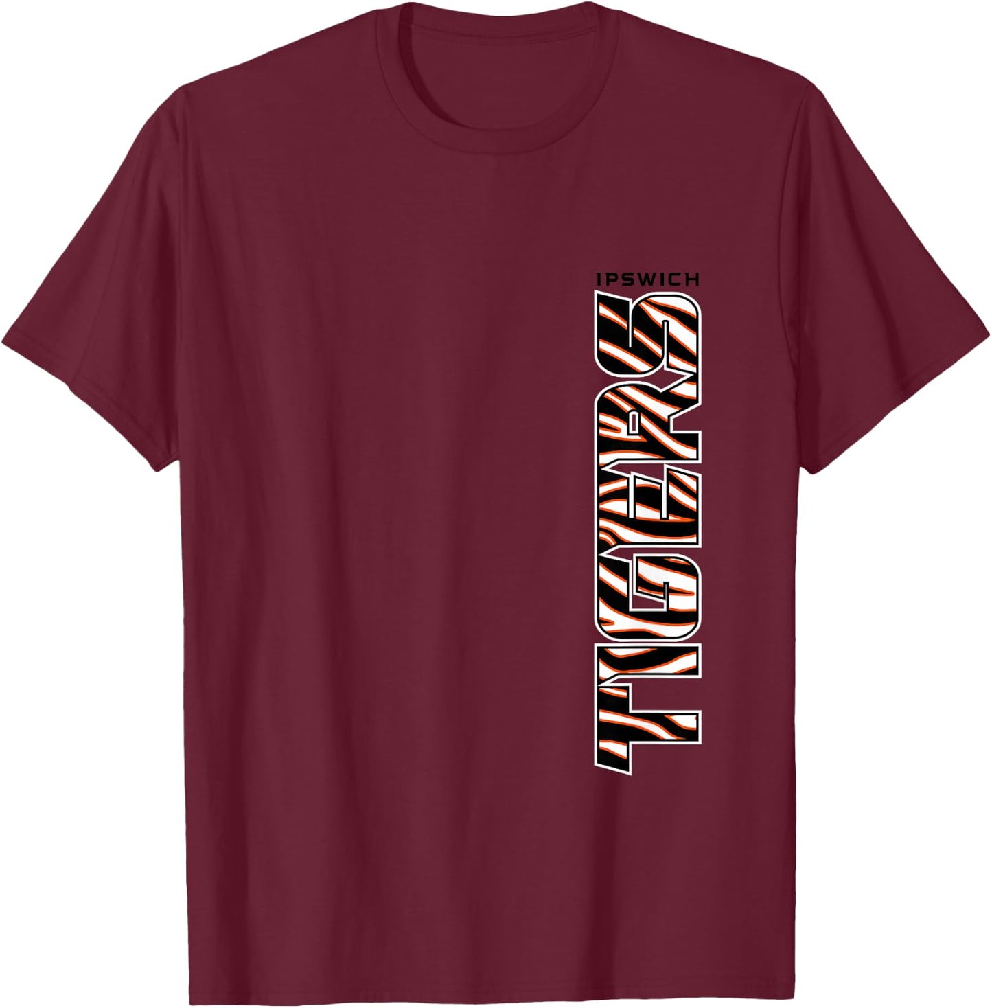 Kids 42 NORTH Ipswich Tigers Sideline T-Shirt - T-Shirt | Maroon