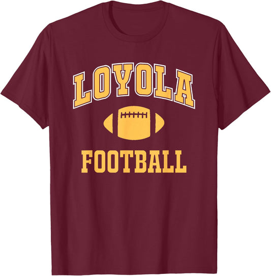 Loyola High School Football T-Shirt - T-Shirt | Maroon