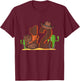 12th Birthday Boy 12 Year Old Rodeo Western Cowboy Howdy T-Shirt - T-Shirt | Maroon