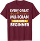 Music Teacher Musical Education Musician Instructor T-Shirt - T-Shirt | Maroon