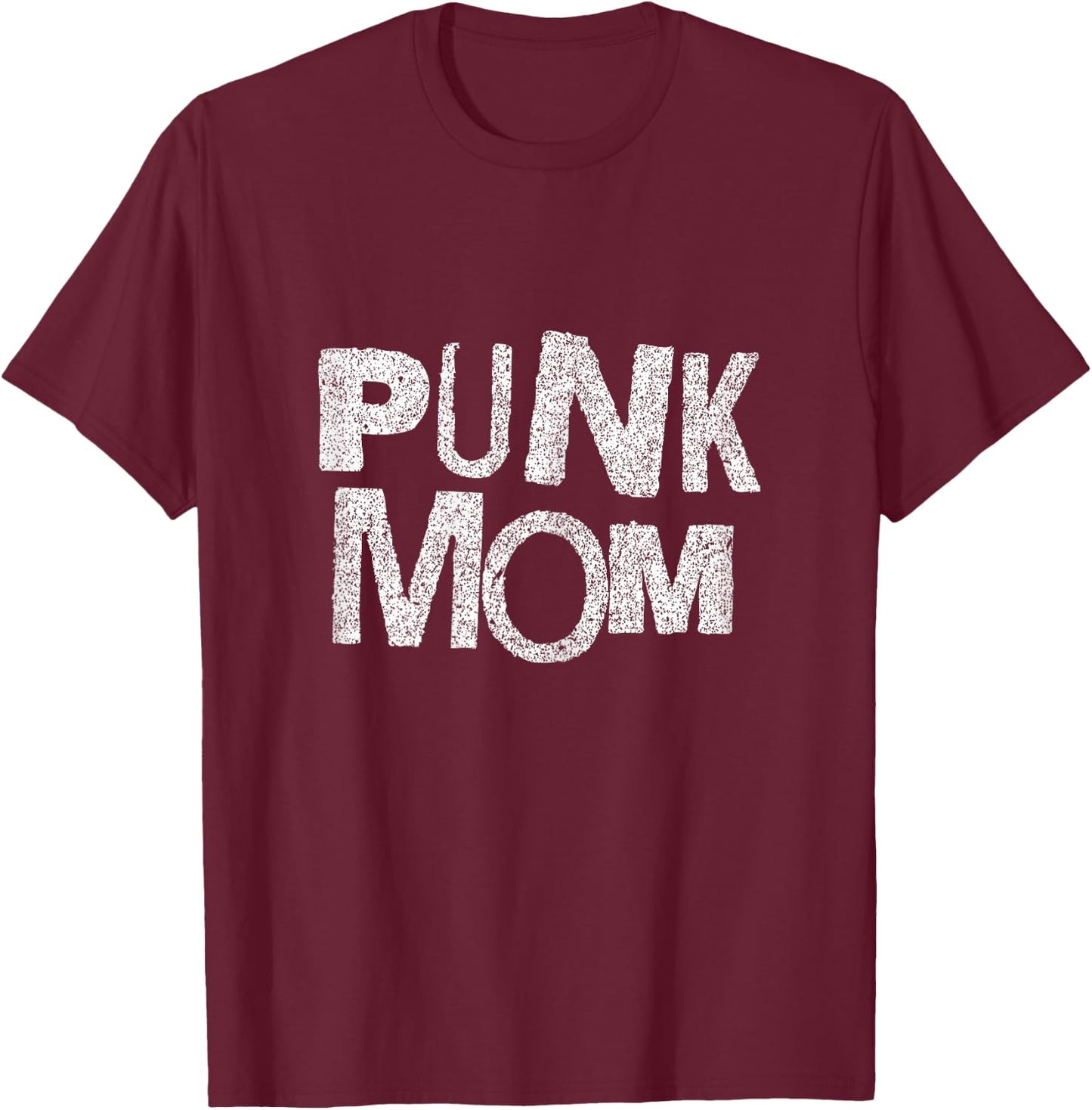 Funny Punk Mom Goth Emo Mother's Day T-Shirt - T-Shirt | Maroon