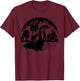 Bigfoot Loch Ness Monster Mothman And Aliens! Funny Cryptid T-Shirt - T-Shirt | Maroon