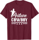 Future Cowboy Texas Cowboys Cute Sayings T-Shirt - T-Shirt | Maroon