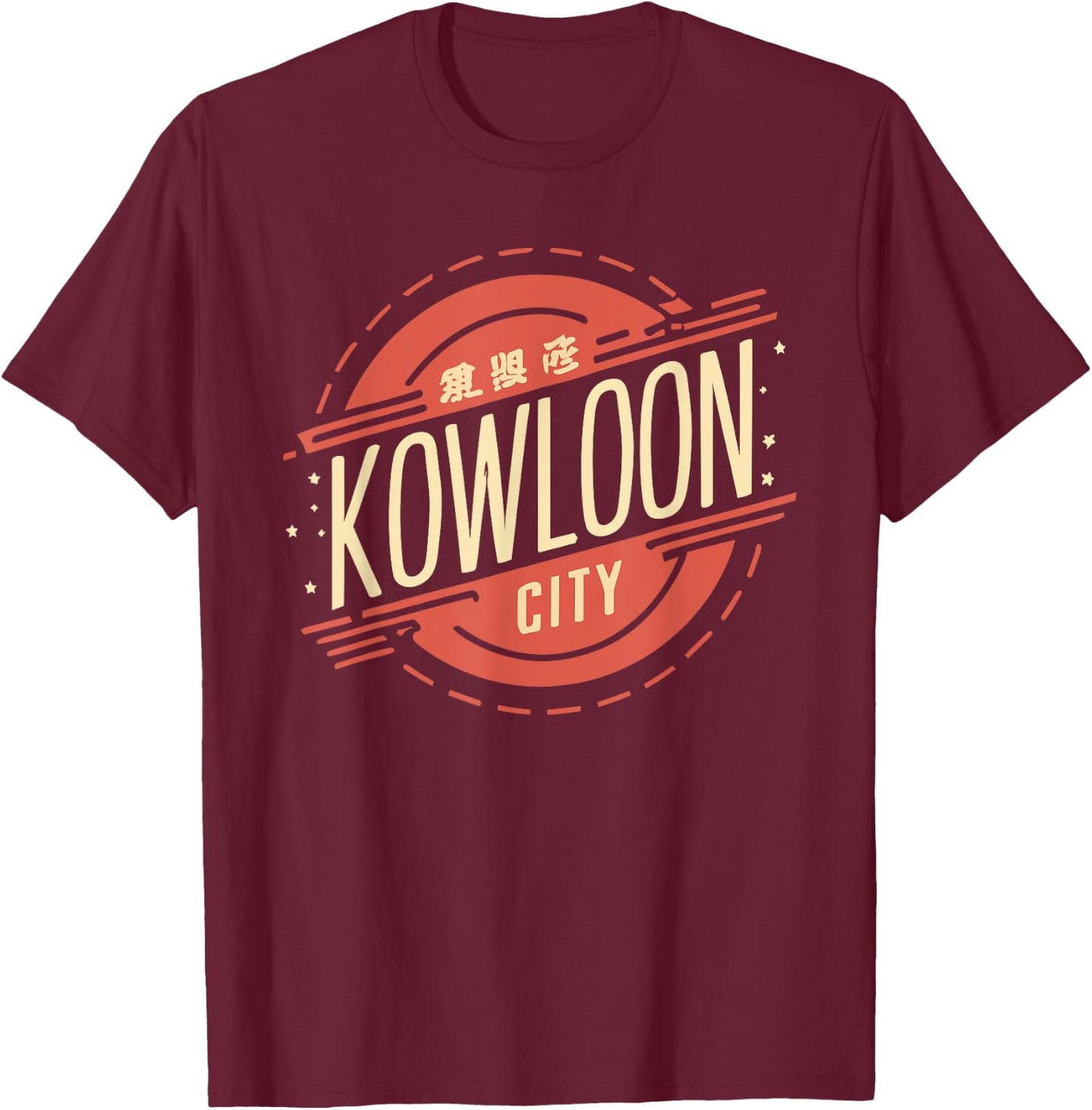 Kowloon City | Kowloon Walled City Hong Kong China T-Shirt - T-Shirt | Maroon