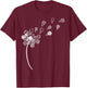 Dandelion Hot Air Balloon Festival Sky Aeronaut Art Aviation T-Shirt - T-Shirt | Maroon