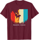 Vintage Squamish, Canada Rock Climbing Bouldering Mountain T-Shirt - T-Shirt | Maroon
