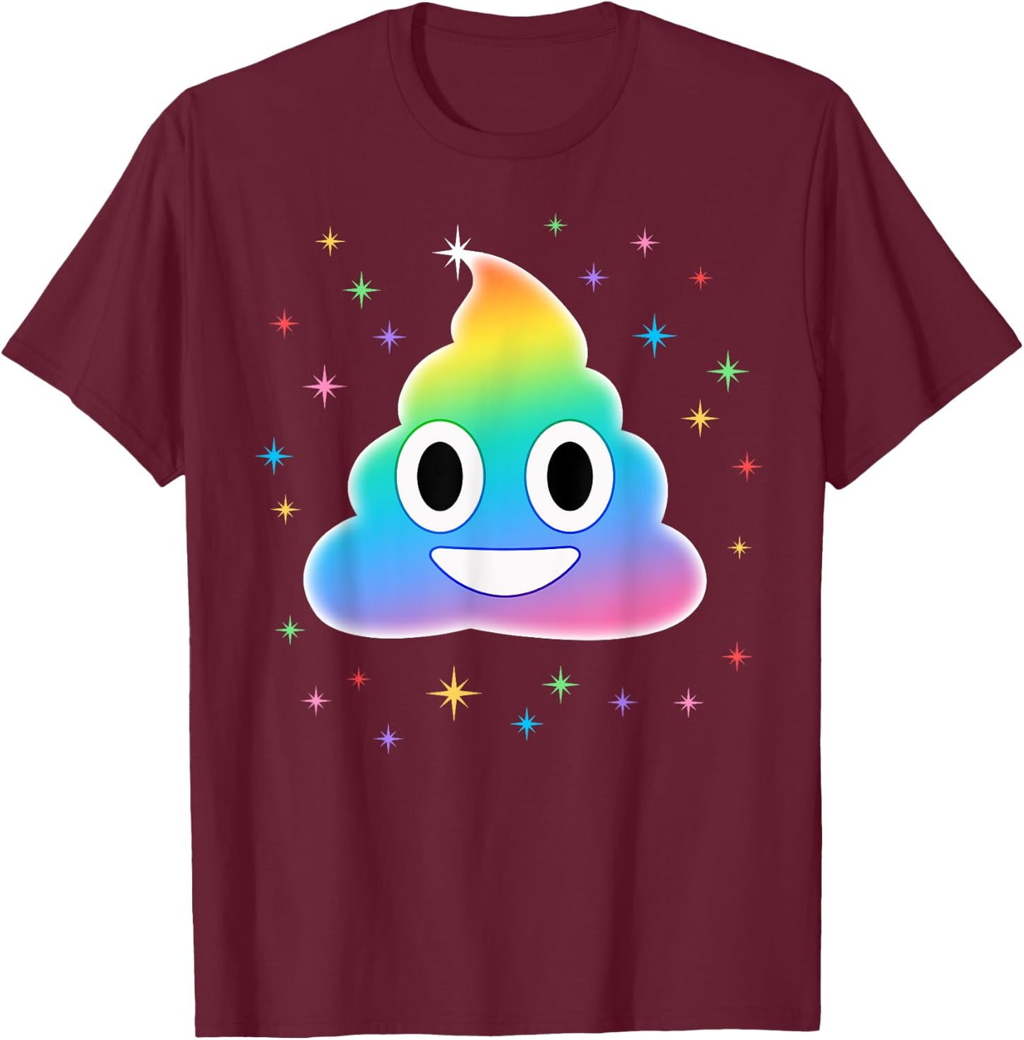 Unicorn Poop T-Shirt - T-Shirt | Maroon