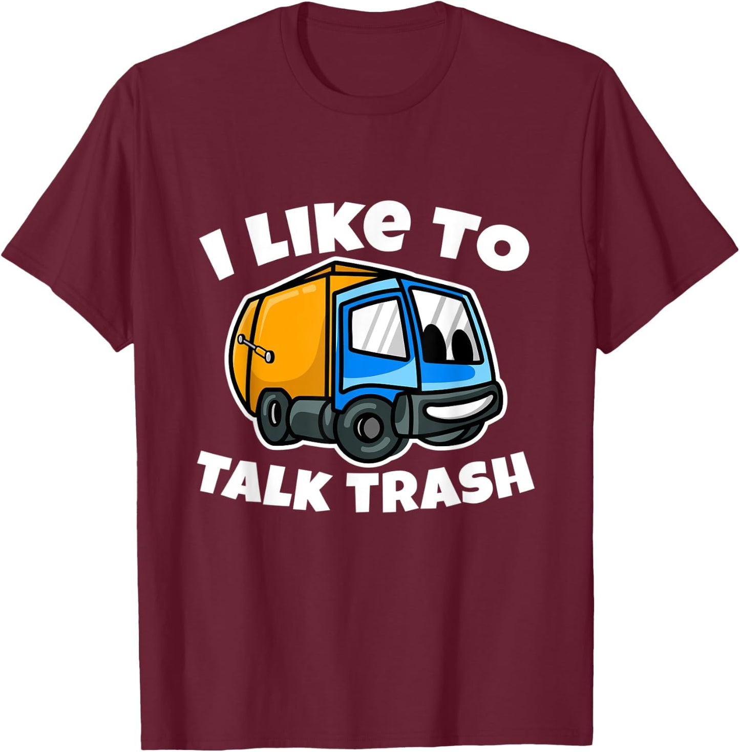 Recycling Garbage Truck Collector - Trash Collector Recycle T-Shirt - T-Shirt | Maroon