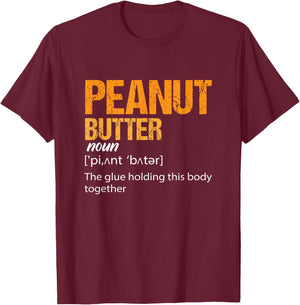 Peanut Butter Definition Peanut Butter T-Shirt - T-Shirt | Maroon